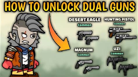 HOW TO UNLOCK DUAL GUNS IN MINI MILITIA !! .